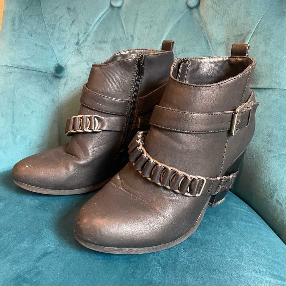 Motorcycle Style Booties